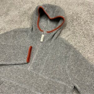 Madewell Men’s Polartec Fleece Hoodie Jacket Men’s Large Grey New with Tags NWT